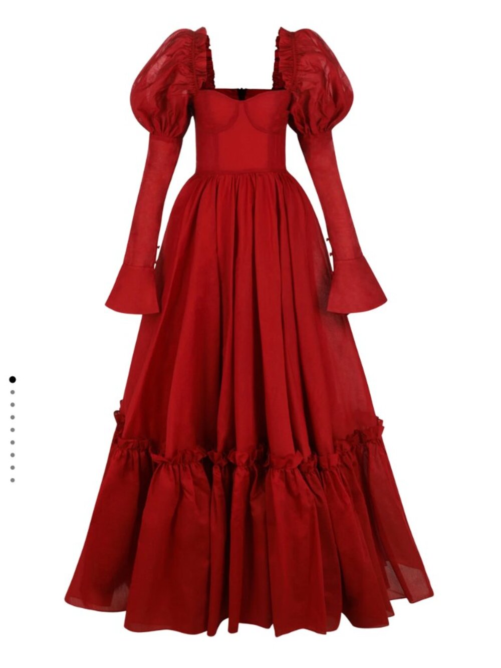BEST Selkie The Rouge Astronomers Gown Maxi Dress Small Red - Picture 12 of 13